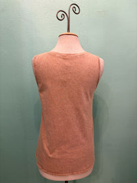V-NECK TANK-MINERAL OAT-COTTON LANI