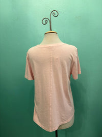 SWING CREW NECK S/S SLEEVE TEE-LULLABY-COTTON LANI