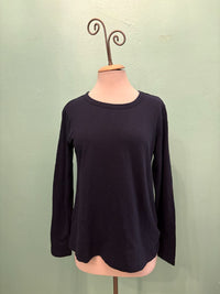 L/S FAVORITE TEE-VIBRANT NAVY-MODODOC