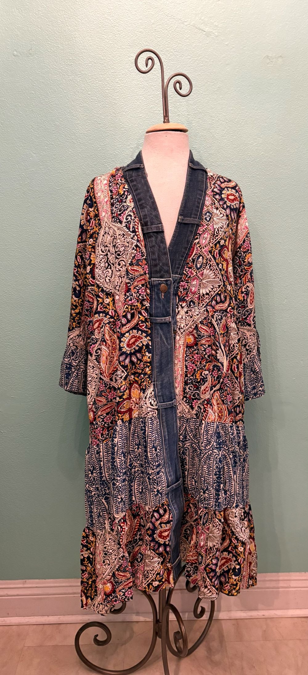YING CARDIGAN-BLUE PAISLEY MIX-SHANNON PASSERO