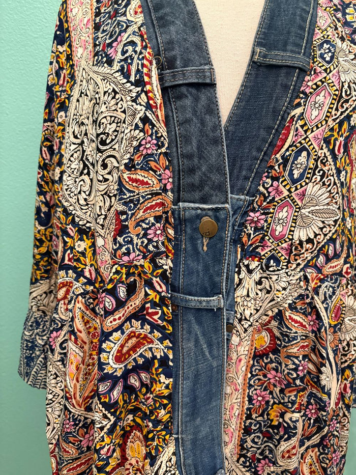 YING CARDIGAN-BLUE PAISLEY MIX-SHANNON PASSERO