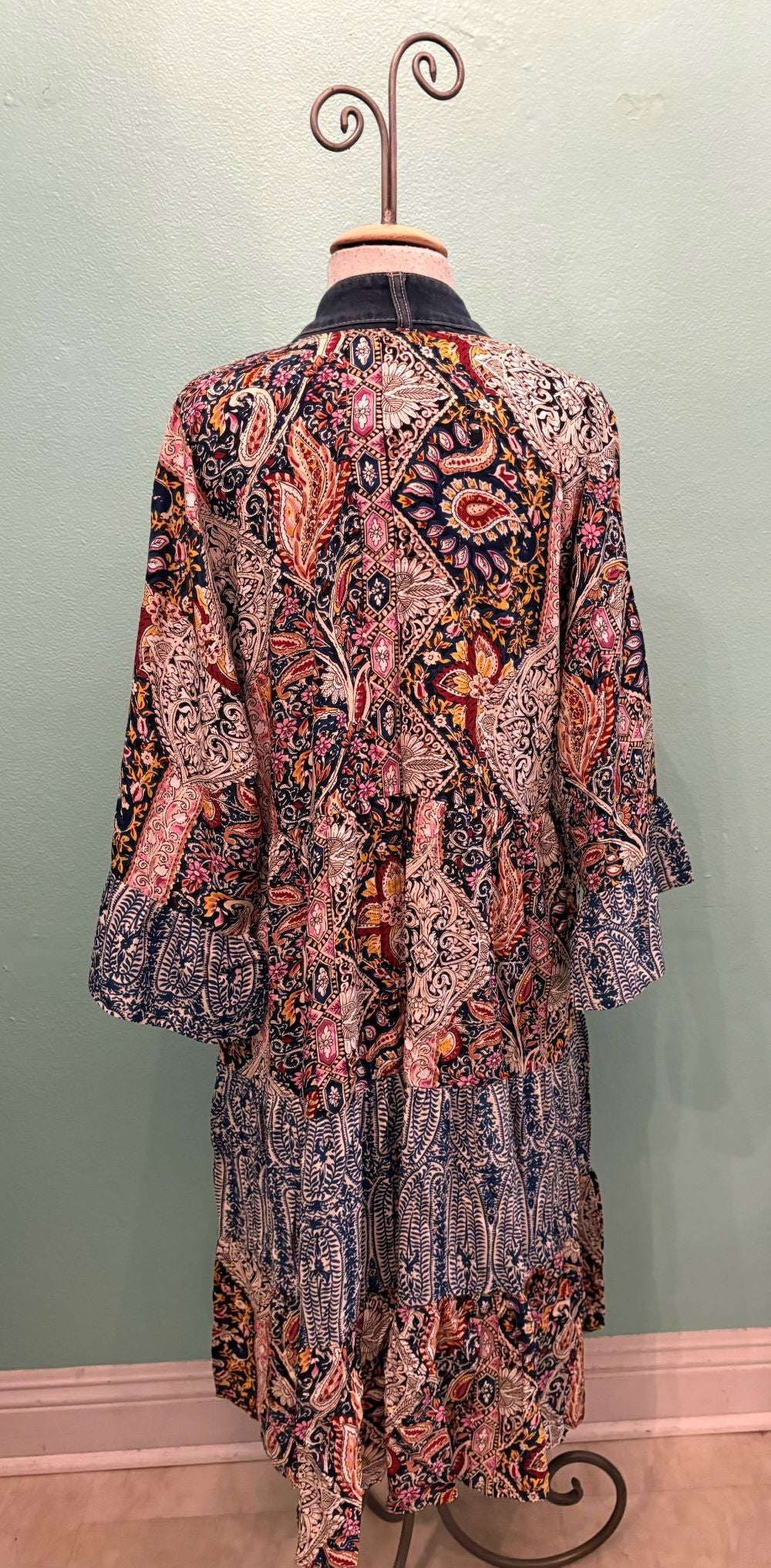 YING CARDIGAN-BLUE PAISLEY MIX-SHANNON PASSERO