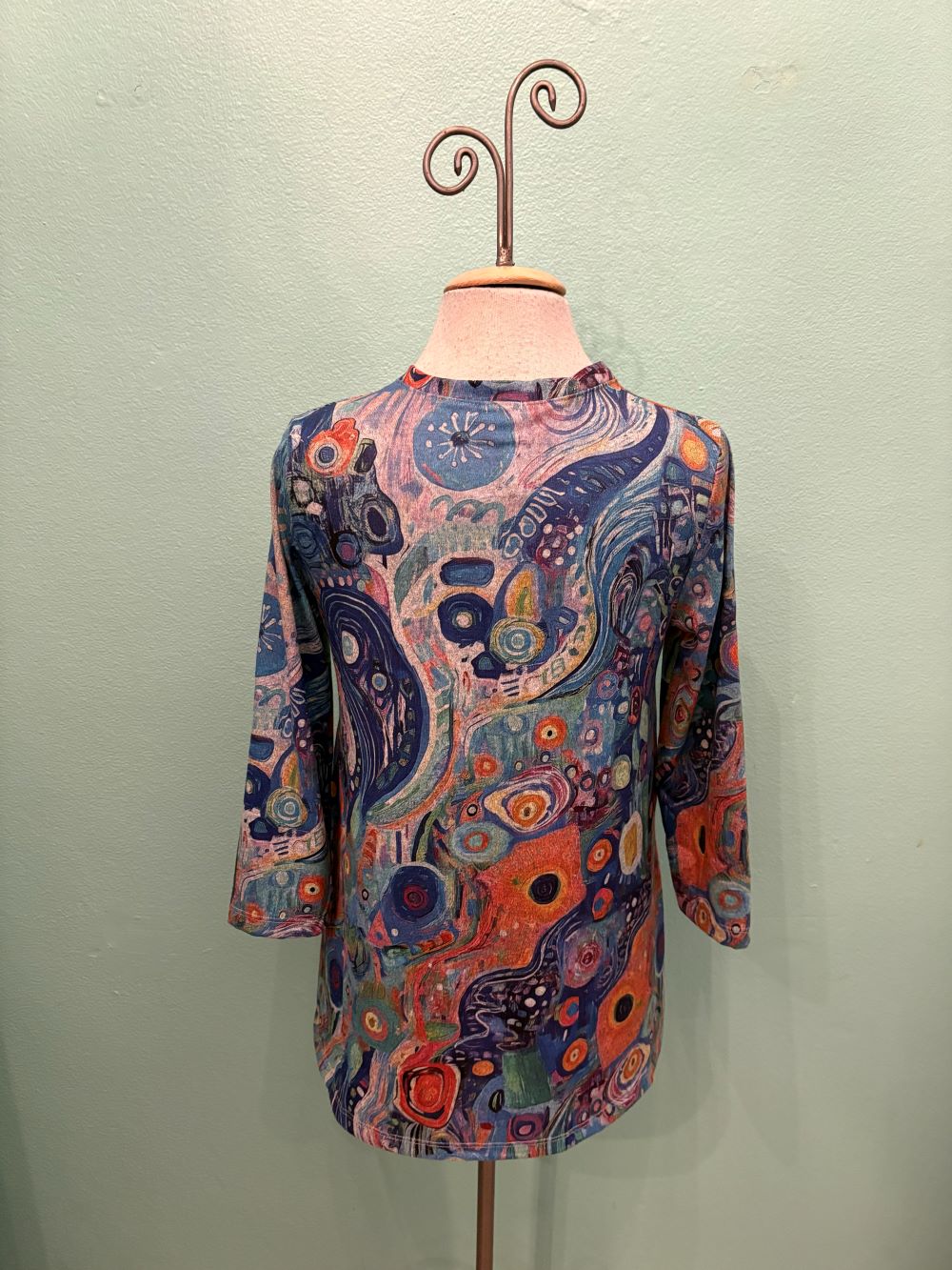 SURREALIST DENIM ONE POCKET TOP=ET LOIS