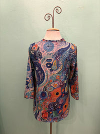 SURREALIST DENIM ONE POCKET TOP=ET LOIS