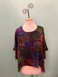 OVERLAY SILK BLOUSE-COCOON HOUSE