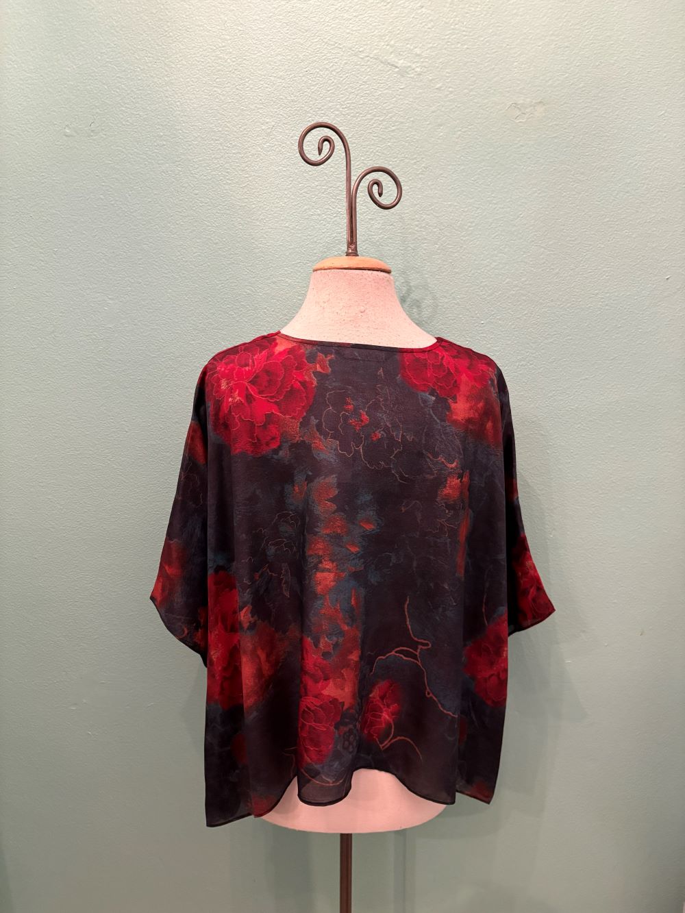 OVERLAY SILK BLOUSE-COCOON HOUSE
