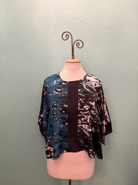 SILK BOXY BLOUSE-COCOON HOUSE