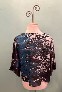 SILK BOXY BLOUSE-COCOON HOUSE