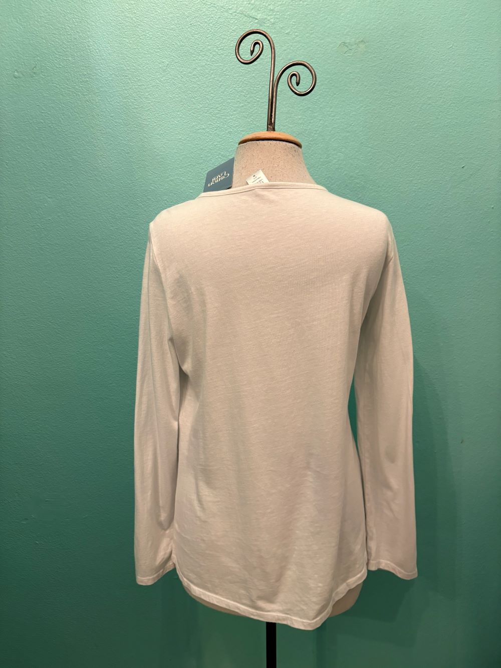 CLASSIC BOATNECK TEE-WHITE-COTTON LANI
