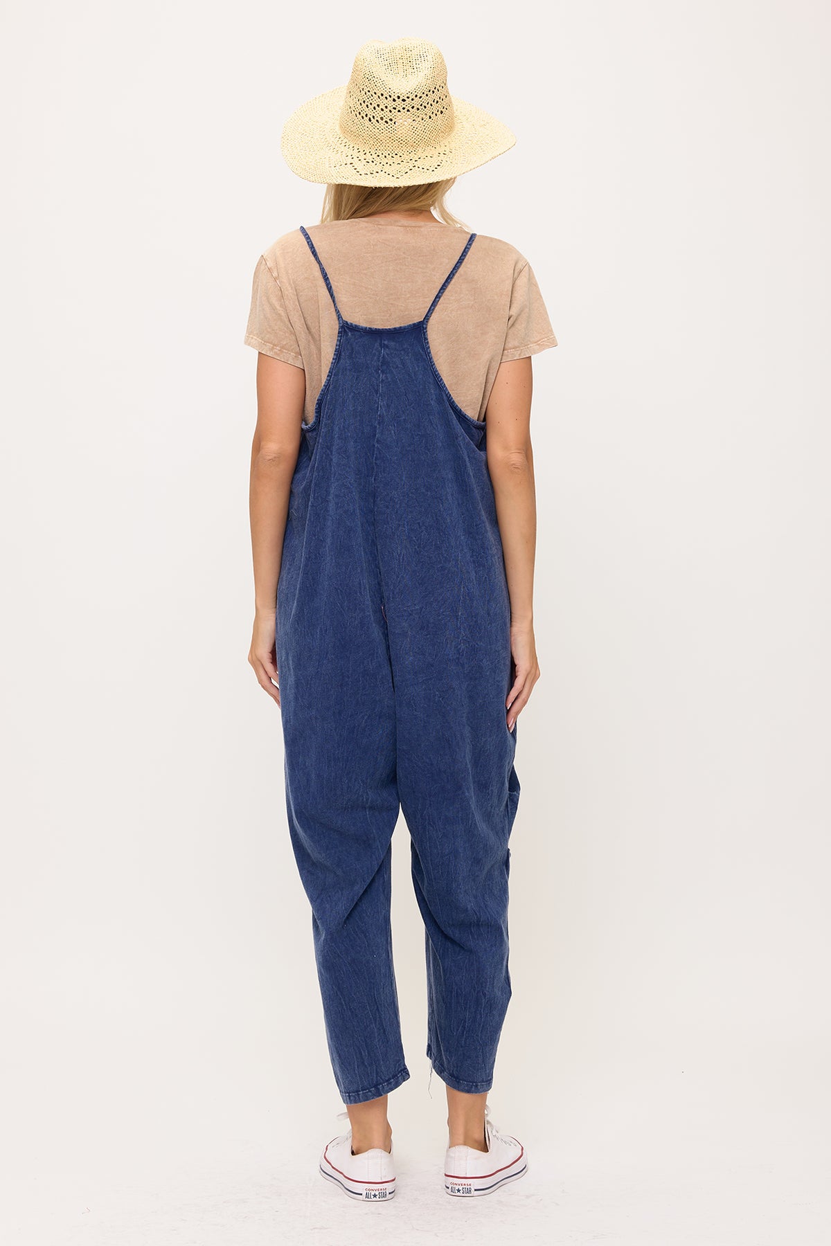 COTTON JUMPER-MINERAL INDIGO-COTTON LANI