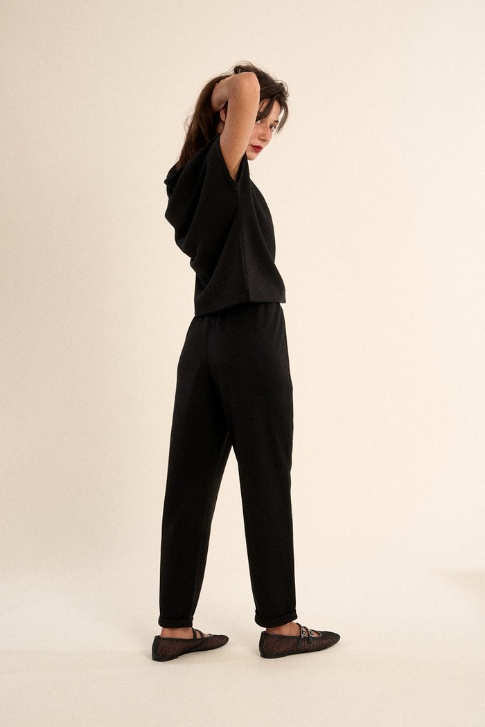 JACKIE STRAIGHT LEG PANT-BLACK-GABRIELLE BY MOLLY BRACKEN