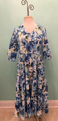 JOK DRESS-BLUE FIELDS-DRESS ADDICT