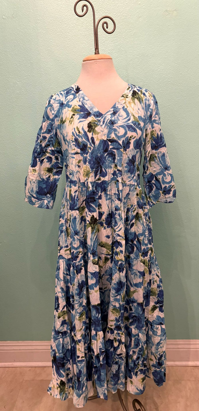 JOK DRESS-BLUE FIELDS-DRESS ADDICT