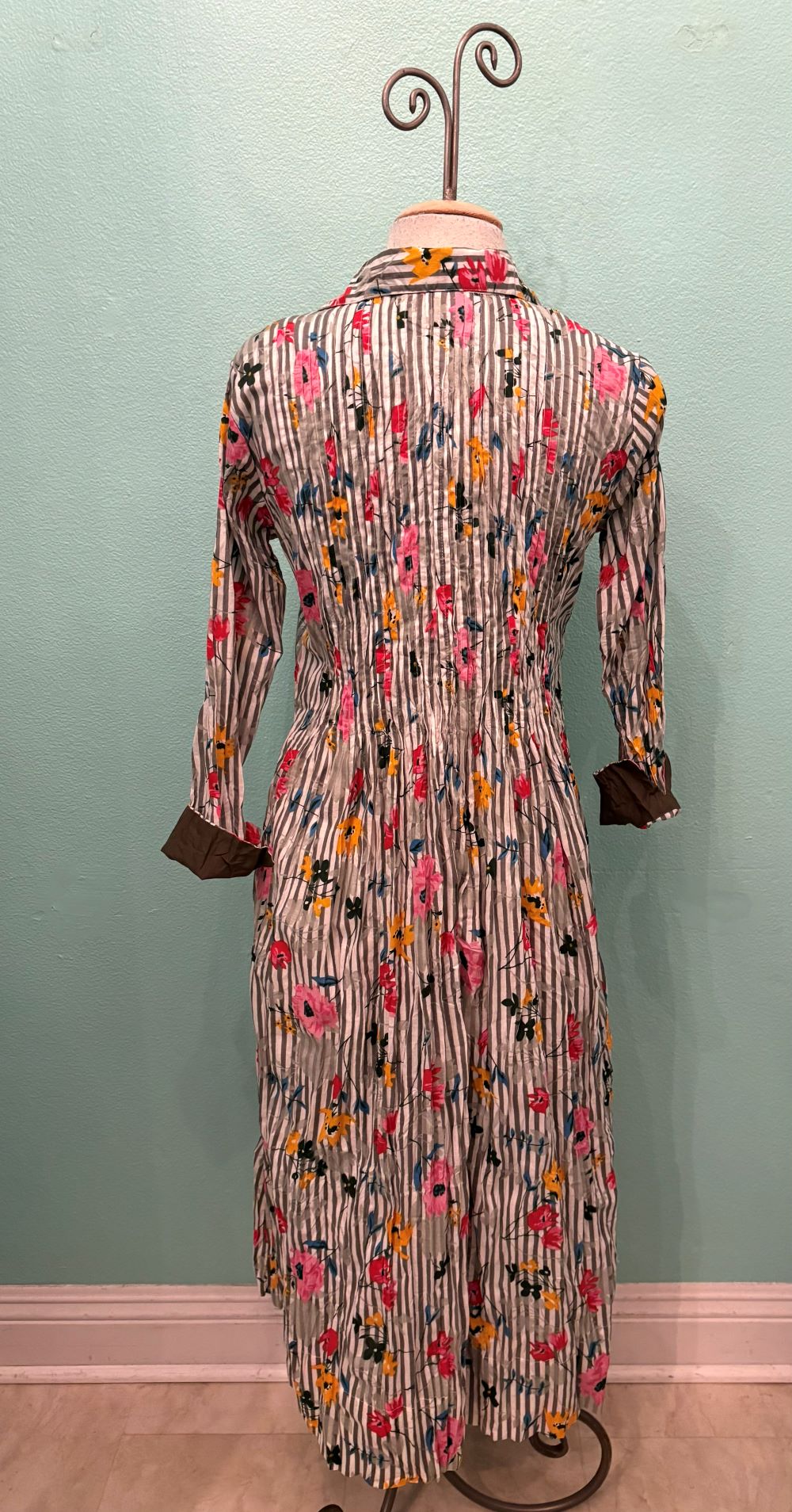 JOT DRESS-STRIPES & FLOWERS-DRESS ADDICT