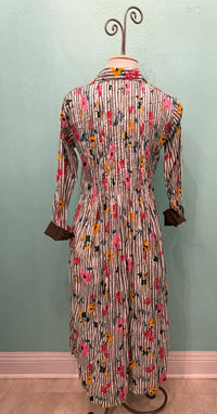JOT DRESS-STRIPES & FLOWERS-DRESS ADDICT