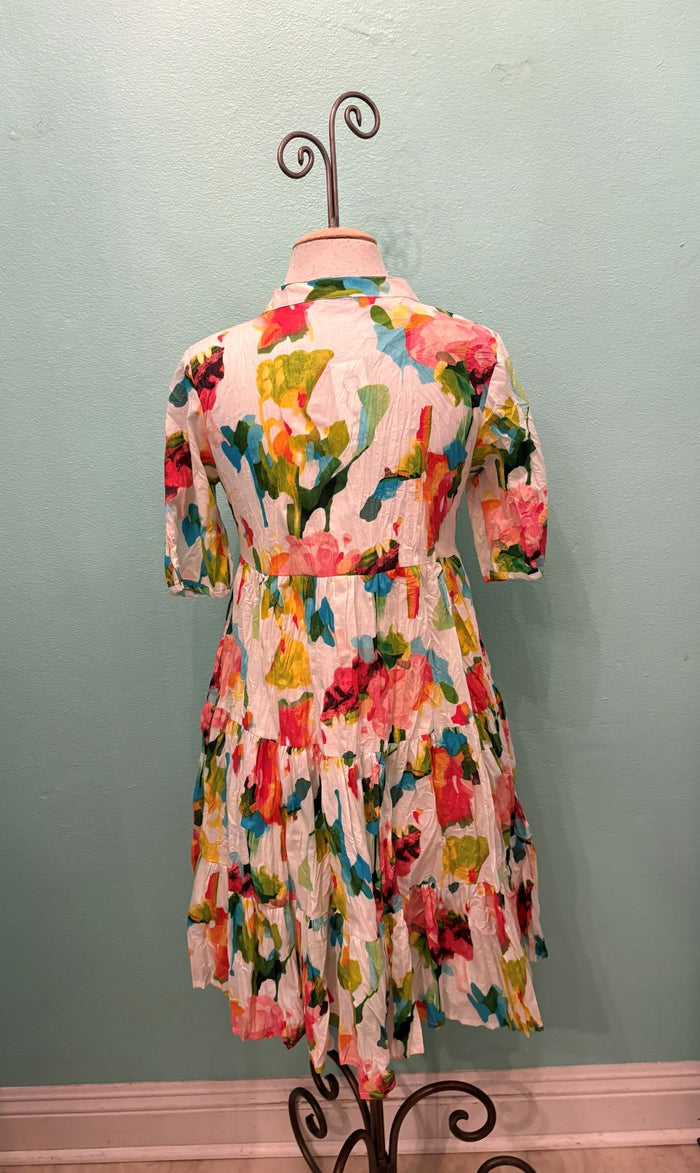 JULY DRESS-WATERCOLORS-DRESS ADDICT