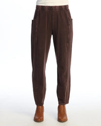 *BEST SELLER* PATCH POCKET COTTON PANT-ESPRESSO-JESS AND JANE
