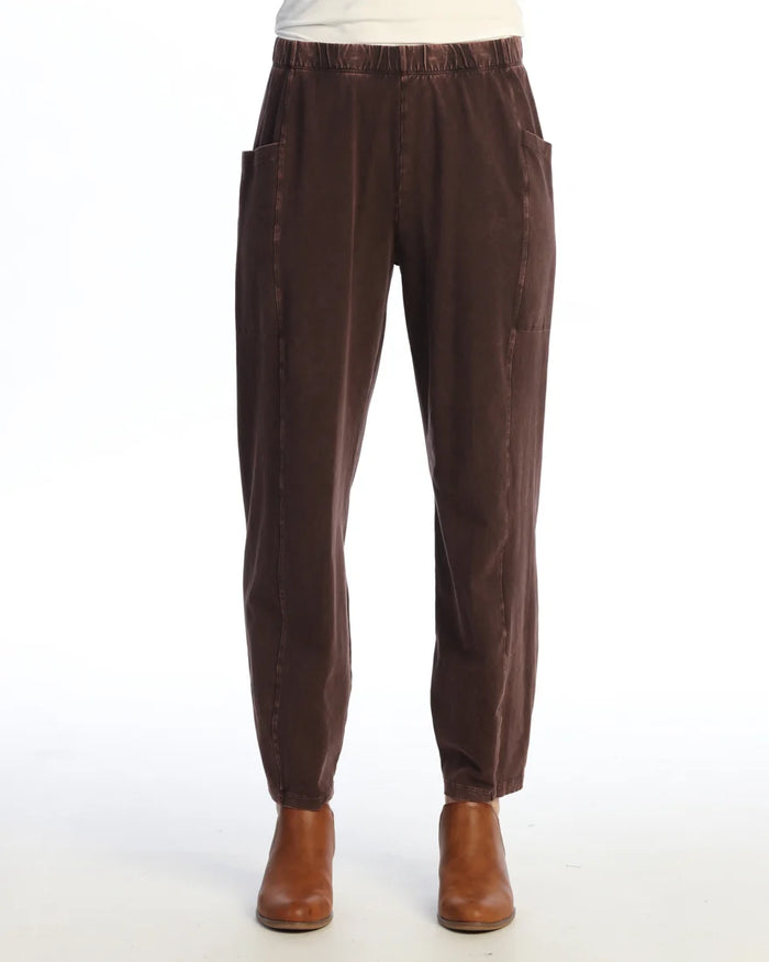 *BEST SELLER* PATCH POCKET COTTON PANT-ESPRESSO-JESS AND JANE