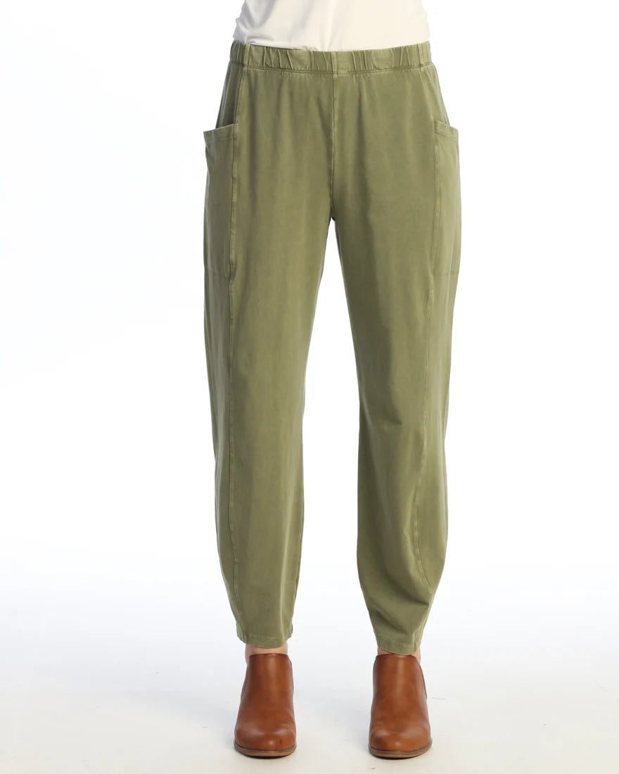 *BEST SELLER* PATCH POCKET COTTON PANT-MOSS-JESS AND JANE