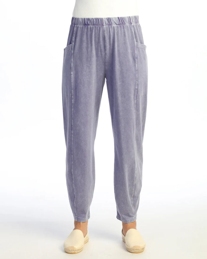 *BEST SELLER* PATCH POCKET COTTON PANT-VINTAGE BLUE-JESS AND JANE