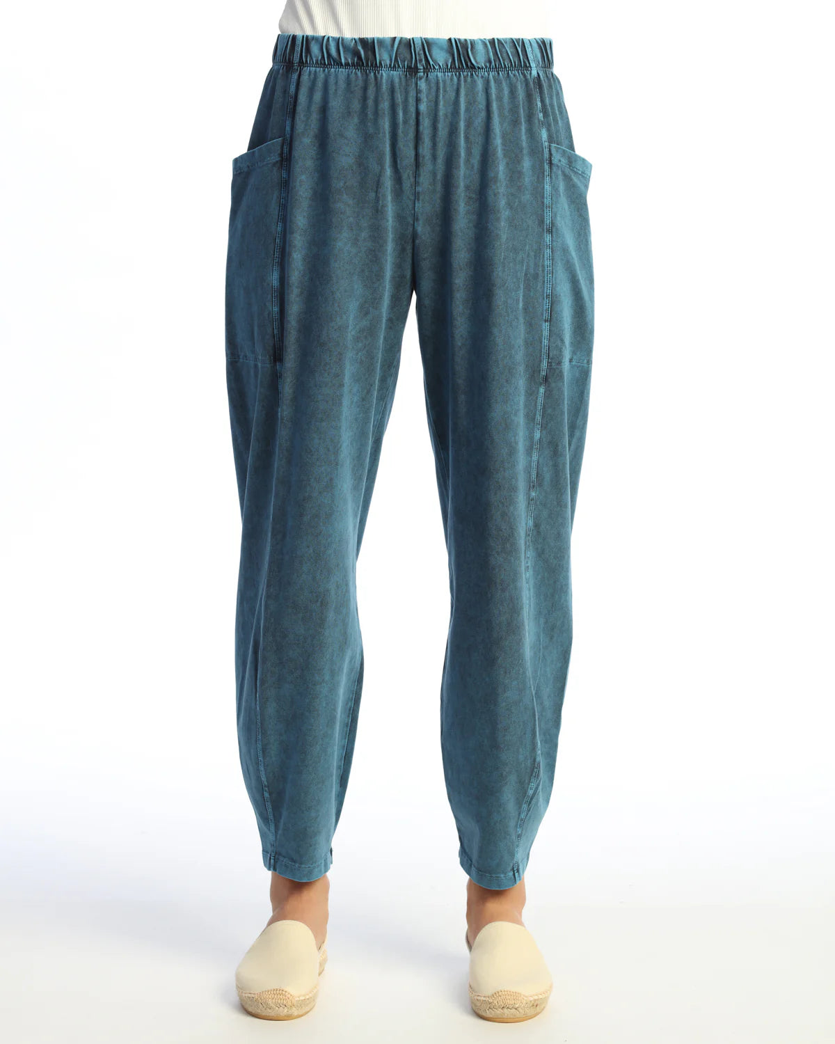 *BEST SELLER* PATCH POCKET COTTON PANT-SAPPHIRE-JESS AND JANE