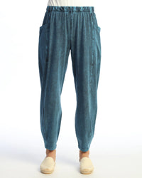 *BEST SELLER* PATCH POCKET COTTON PANT-SAPPHIRE-JESS AND JANE
