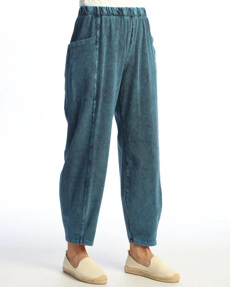 *BEST SELLER* PATCH POCKET COTTON PANT-SAPPHIRE-JESS AND JANE