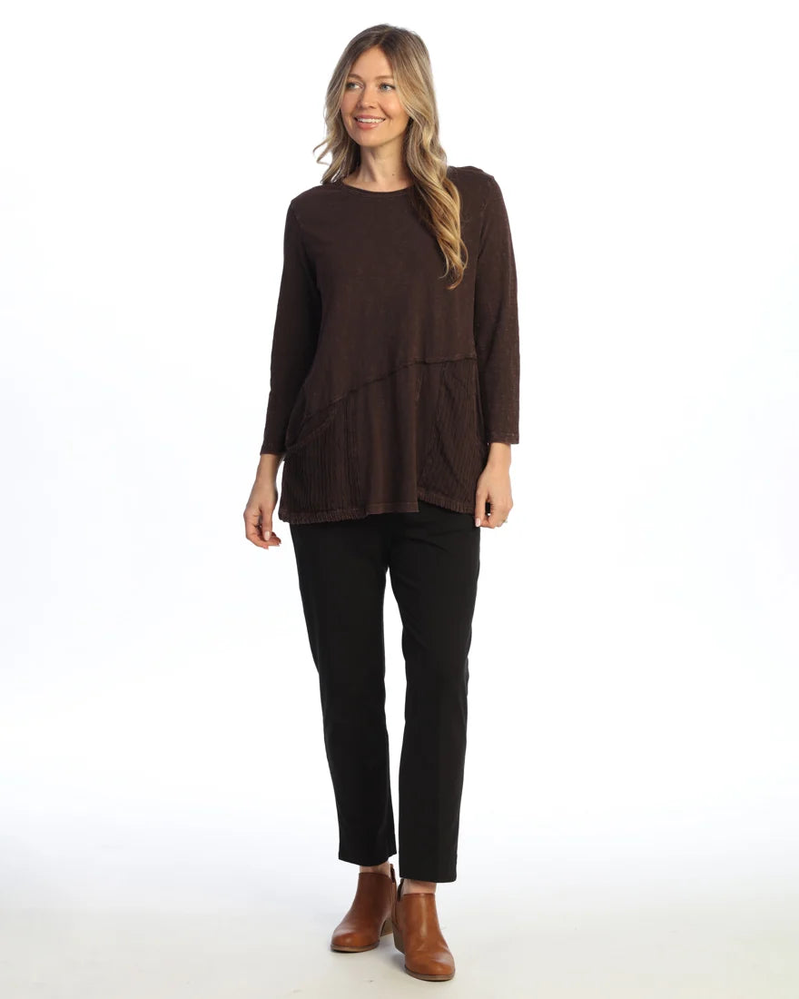 MINERAL TUNIC W/WAVE CONTRAST POCKETS-JESS AND JANE