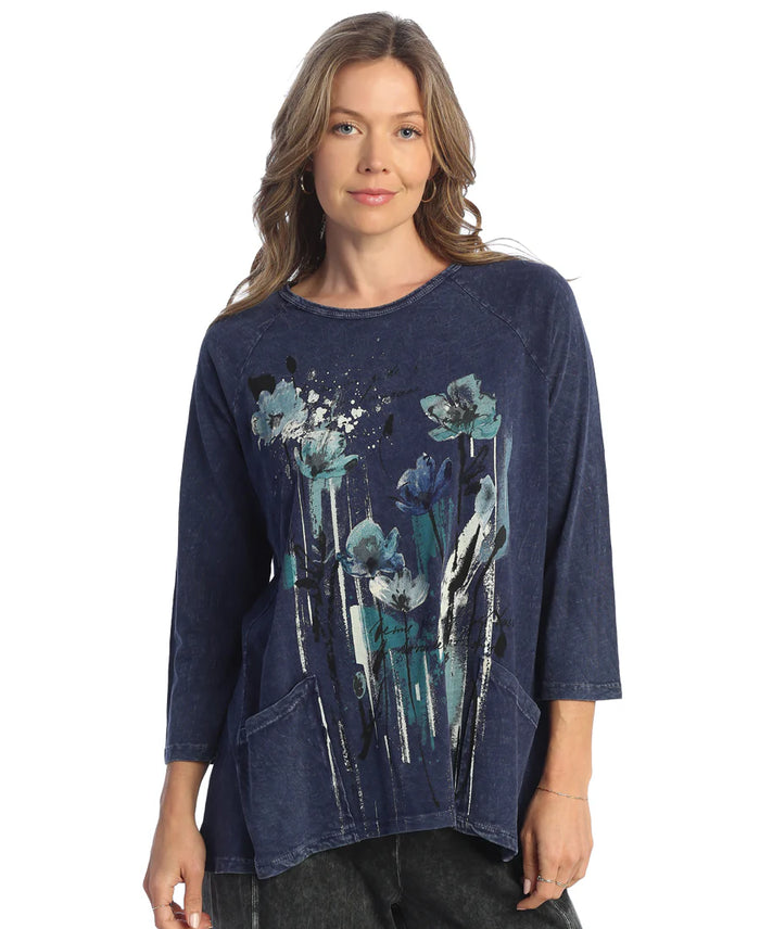 SIERRA COTTON PATCH POCKET TUNIC TOP-JESS AND JANE