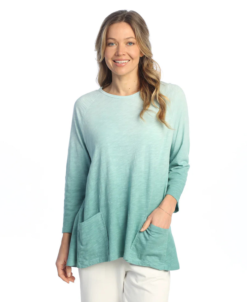 DIP MINERAL PATCH POCKET TUNIC TOP-JESS AND JANE
