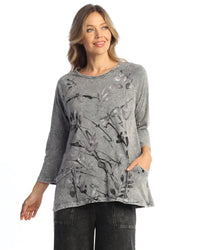 BREEZE COTTON PATCH POCKET TUNIC TOP-JESS AND JANE