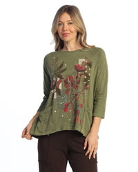 FERN COTTON PATCH POCKET TUNIC TOP-JESS AND JANE