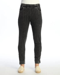 SLIM POCKET PANT-MINERAL BLACK-JESS AND JANE