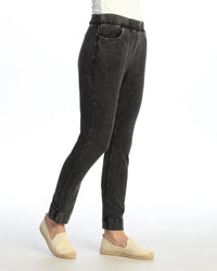 SLIM POCKET PANT-MINERAL BLACK-JESS AND JANE