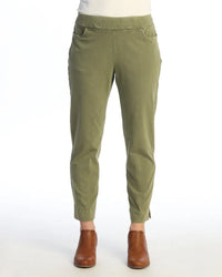 SLIM POCKET PANT-MOSS-JESS AND JANE