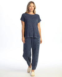 BOXY DOLMAN SLEEVE TEE-DENIM-JESS AND JANE