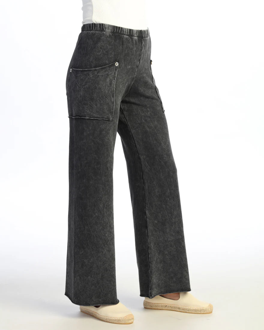 PATCH POCKET PANT-MINERAL BLACK-JESS AND JANE
