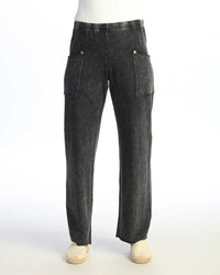 PATCH POCKET PANT-MINERAL BLACK-JESS AND JANE