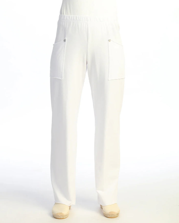 PATCH POCKET PANT-WHITE-JESS AND JANE