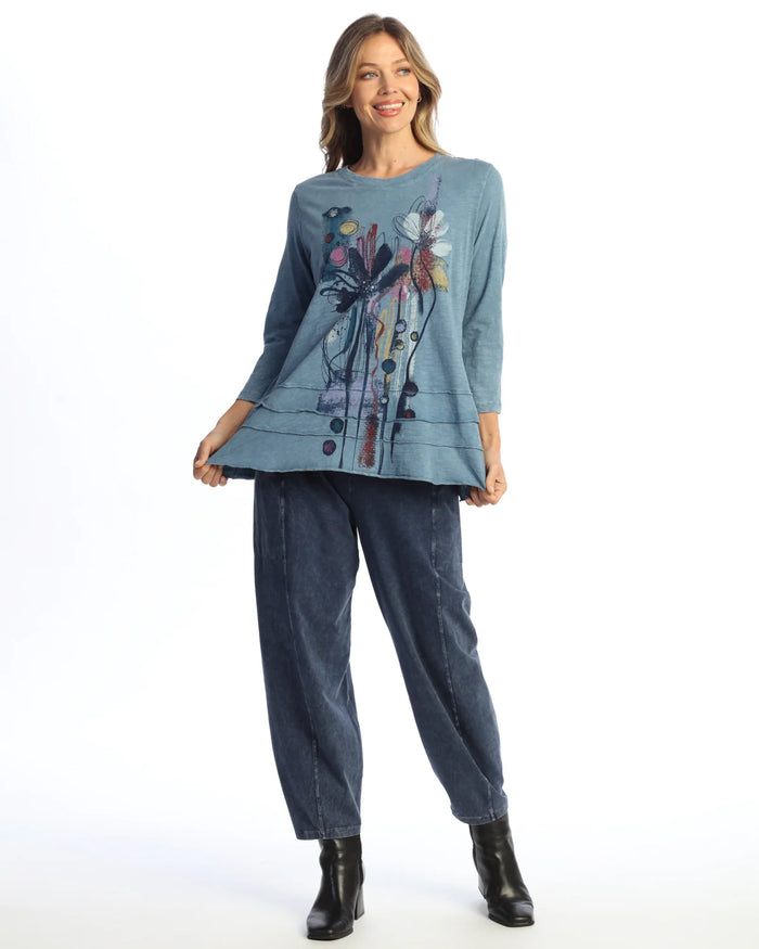 LILLIAN CONTRAST TUNIC-JESS AND JANE