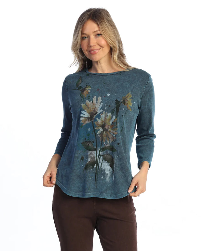 SUNDANCE 3/4 SLEEVE TEE-JESS AND JANE