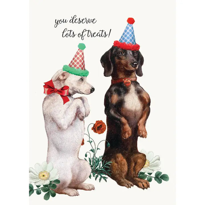 YOU DESERVE LOTS OF TREATS MINI ENCLOSURE CARD-P.FLYNN