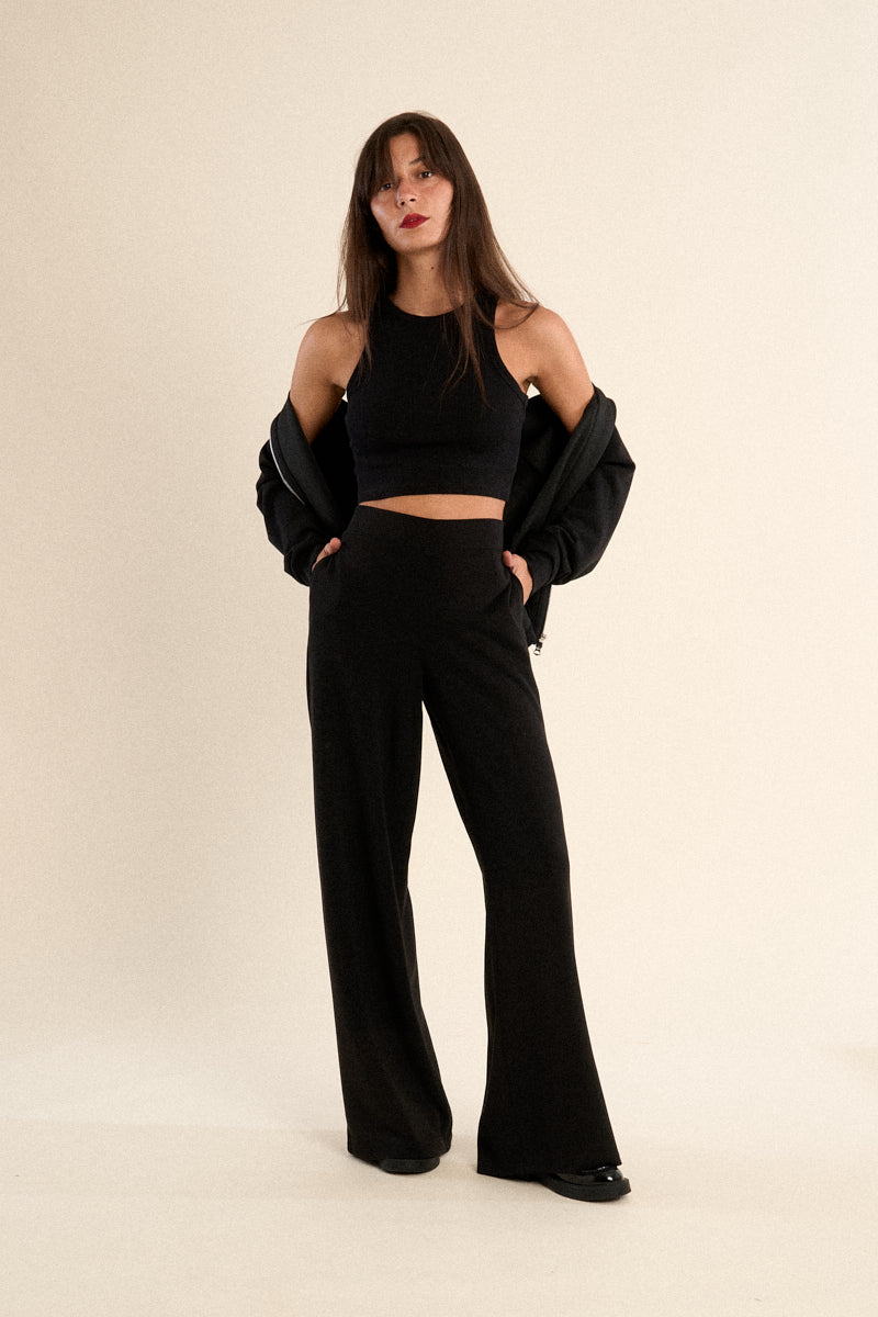 MONALISA WIDE PANT-BLACK-GABRIELLE BY MOLLY BRACKEN