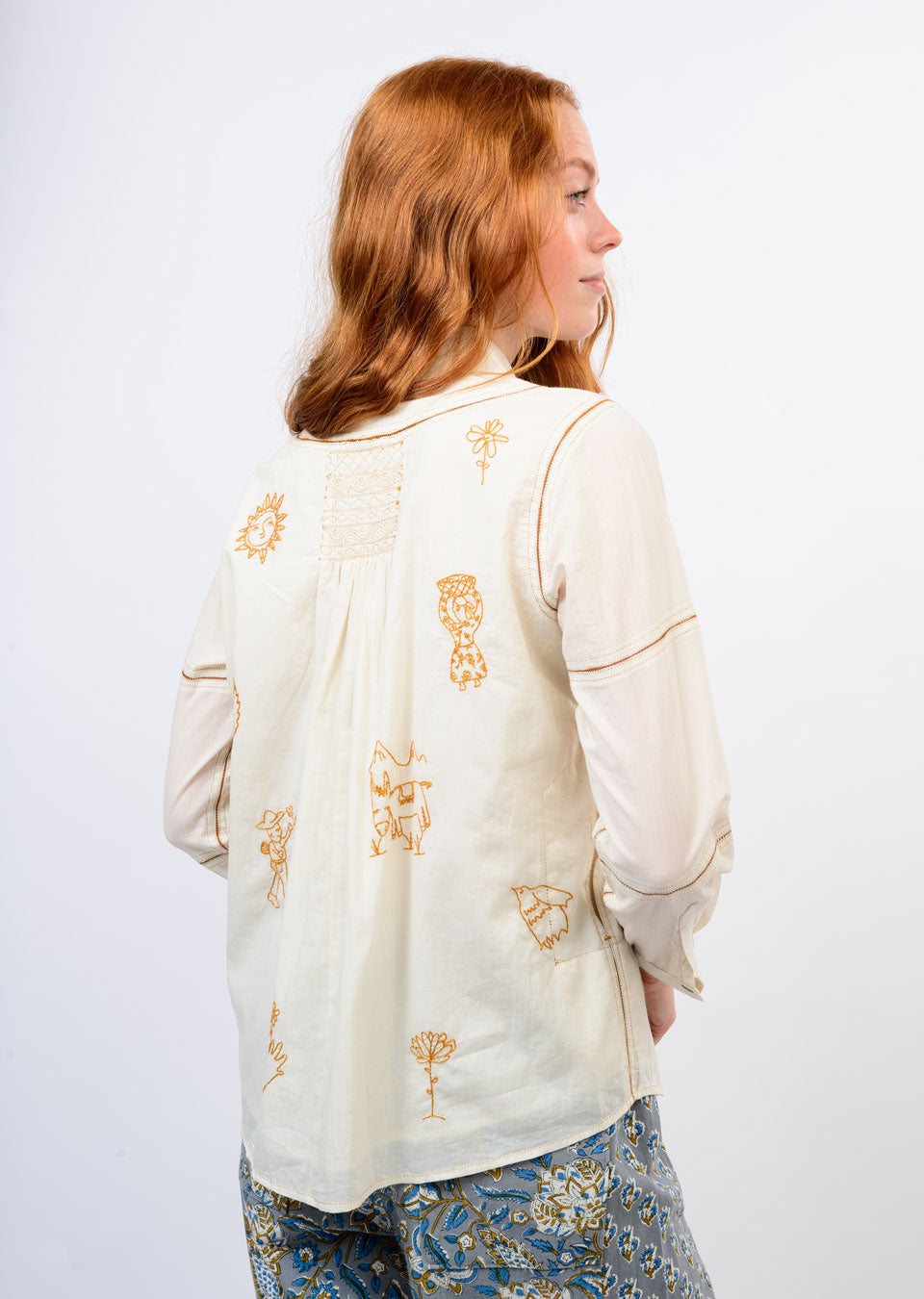 MILAGRO LONG SLEEVE BLOUSE-SISTER MARY