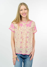 NORA EMBROIDERED BLOUSE-SISTER MARY