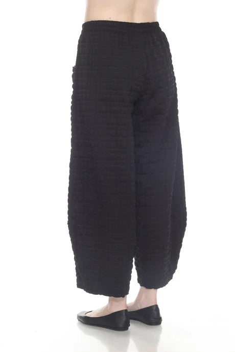 GRID TEXTURE LANTERN POCKET PANT-MOONLIGHT