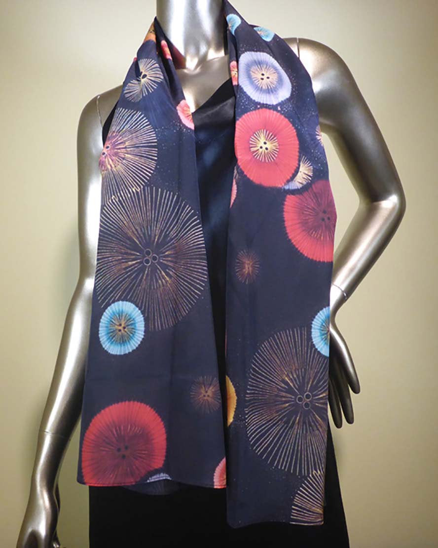 LIGHT AS AIR SILK SCARF-COCOON HOUSE
