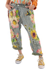 MINERS PANTS WITH SUNFLOWER-MAGNOLIA PEARL- PANTS 433