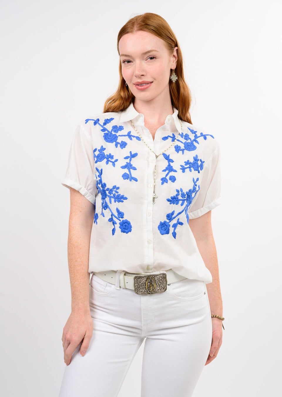 PAULA BLOUSE-BLUE-SISTER MARY