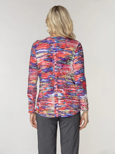 RADIANT LINES-PAMELA TOP L/S-CARINE APPAREL